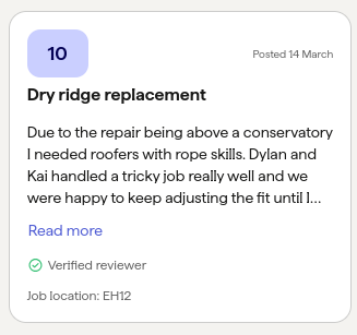 Edinburgh Flat Roof Repair Reviews